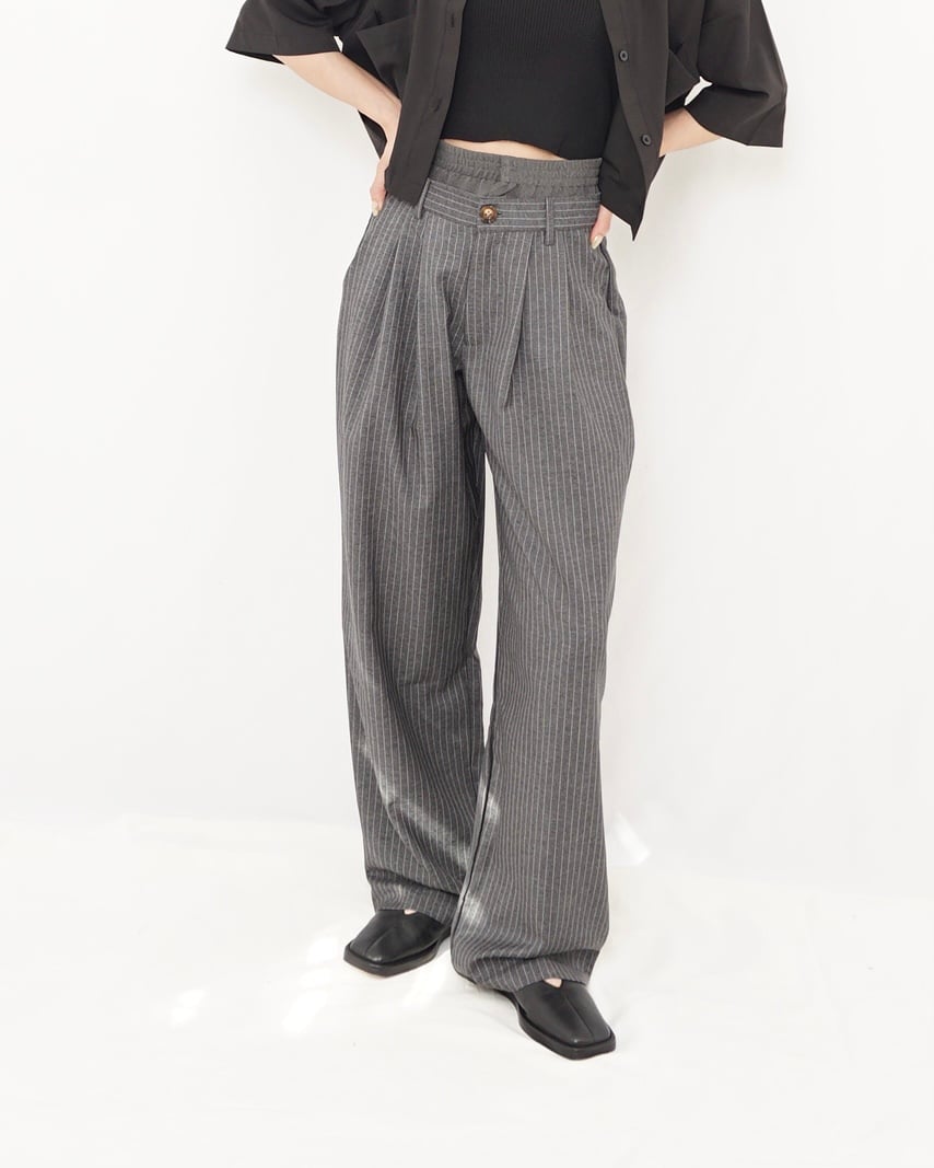 Double Diamond MOLE CLOTH ドット ストライプ パンツ Double Diamond MOLE CLOTH ドット ストライプ パンツ