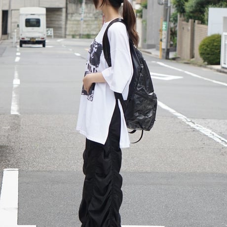 スリットプリントTシャツ