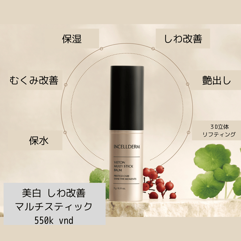正品]インセルダム3種セット+[新製品]ビエトン·マルチスティック