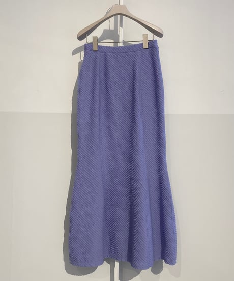 【Mame kurogouchi】Shirring Jersey Jacquard Flare Skirt