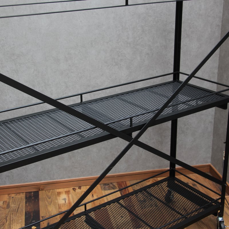 [Lim iron craft] 水受けトレー付2段植物棚 水受けトレー付きハイスペック植物棚 | Lim iron craft