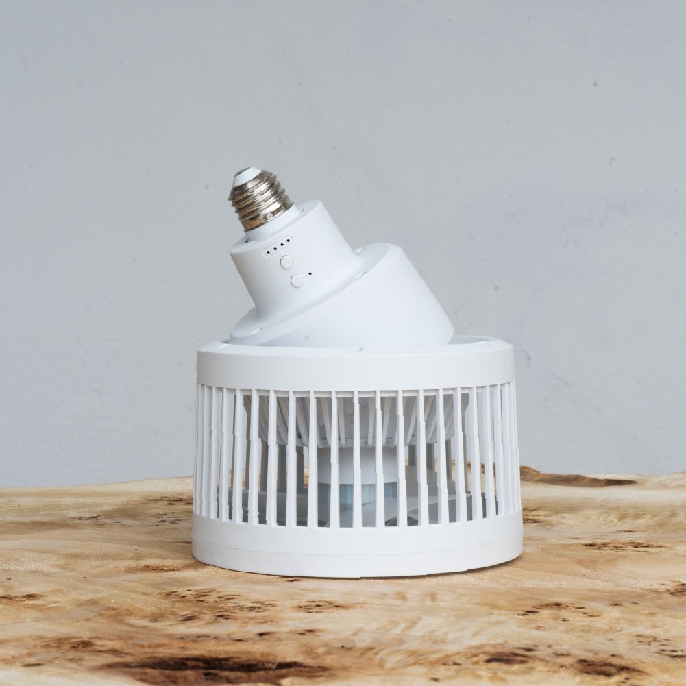 首振りファン BARREL(バレル) エクメア ムーブ ブラック/ホワイト