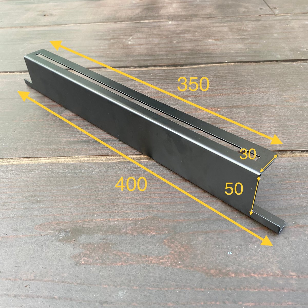 ラックに取り付けできる水受けトレー金具 | Lim iron craft