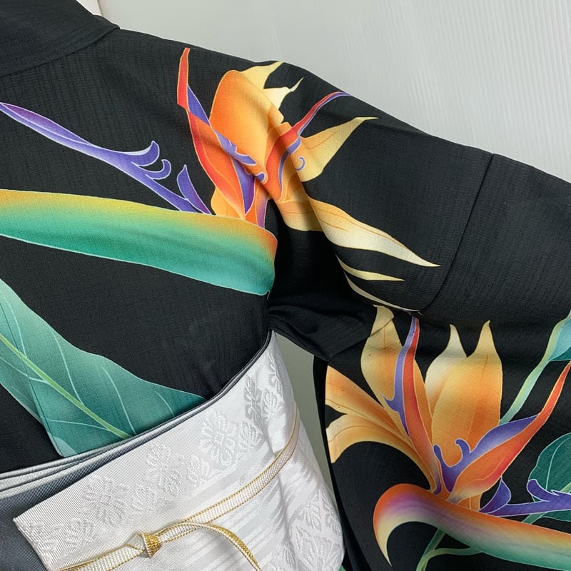 撫松庵 セオα 着てみてわかる 付下げ風 ストレリチア | 和gen