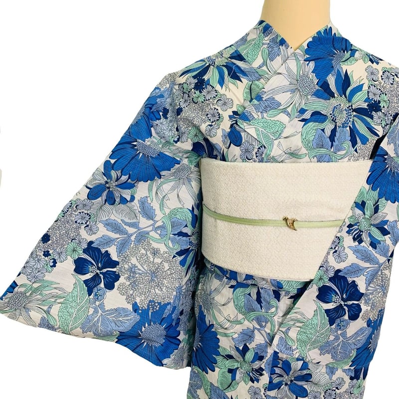 和風館 ichi リバティ柄 アンジェリカ・ガーラ ブルー | 和gen