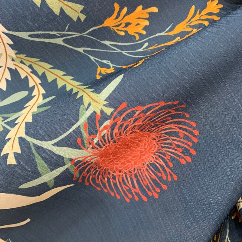 夏着物 浴衣 撫松庵 芝に美しい花模様 濃紺色 K-5192 楽天市場】【MAX15%OFFクーポン】撫松庵 麻の葉 古典柄 紺地 濃紺