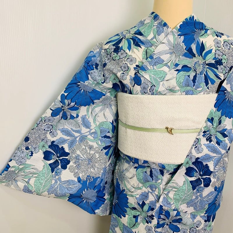 和風館 ichi リバティ柄 アンジェリカ・ガーラ ブルー | 和gen