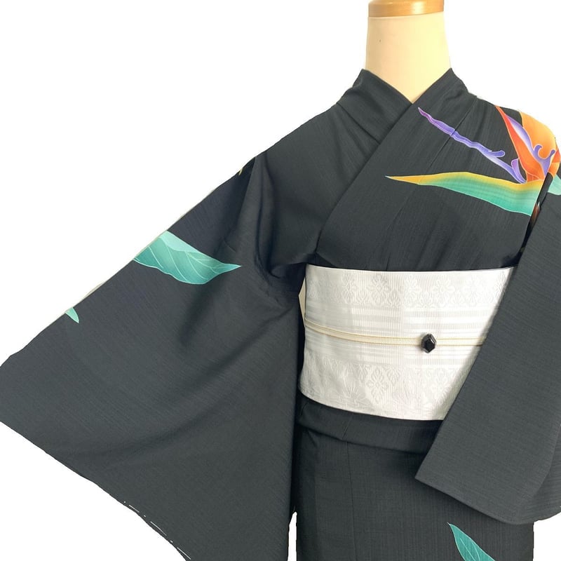 撫松庵 セオα 着てみてわかる 付下げ風 ストレリチア | 和gen