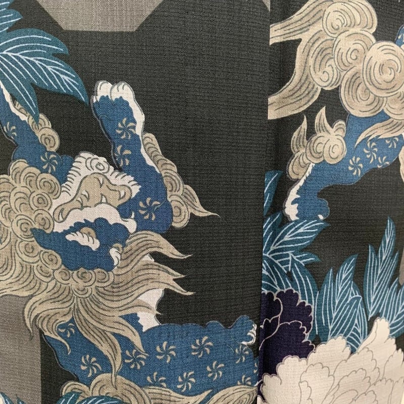 撫松庵 セオα 唐獅子牡丹 浴衣 夏着物 | 和gen 撫松庵 セオα 唐獅子牡丹 浴衣 夏着物 | 和gen