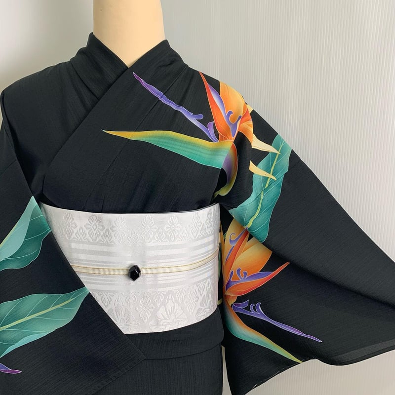 撫松庵 セオα 着てみてわかる 付下げ風 ストレリチア | 和gen