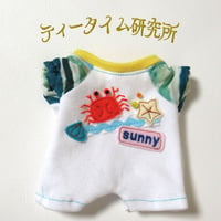 Sサイズ　カニさんロンパース