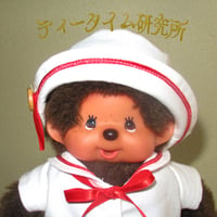 Sサイズ　赤白セーラーハット