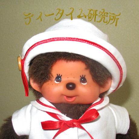 Sサイズ　赤白セーラーハット