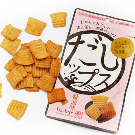 だしップス4種類（しょうゆ味、しお味、マヨ味、わさび風味）（ヤマヘイ‐ミカコーポレーション）