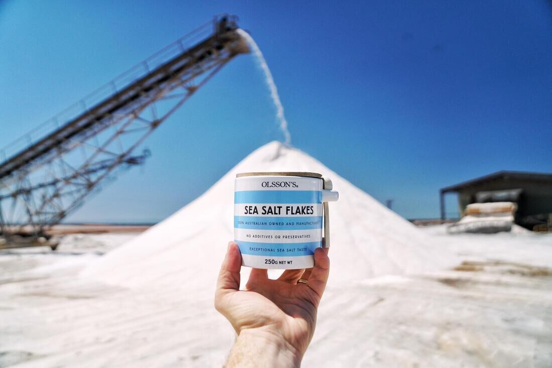 オルソンズ シーソルトフレーク 250g 陶器（Fuji trading） | Japanes