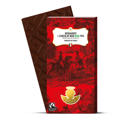 オーガニックダークチョコレート【Cacao 70%】ベルガモット（MAISON BONANGE）