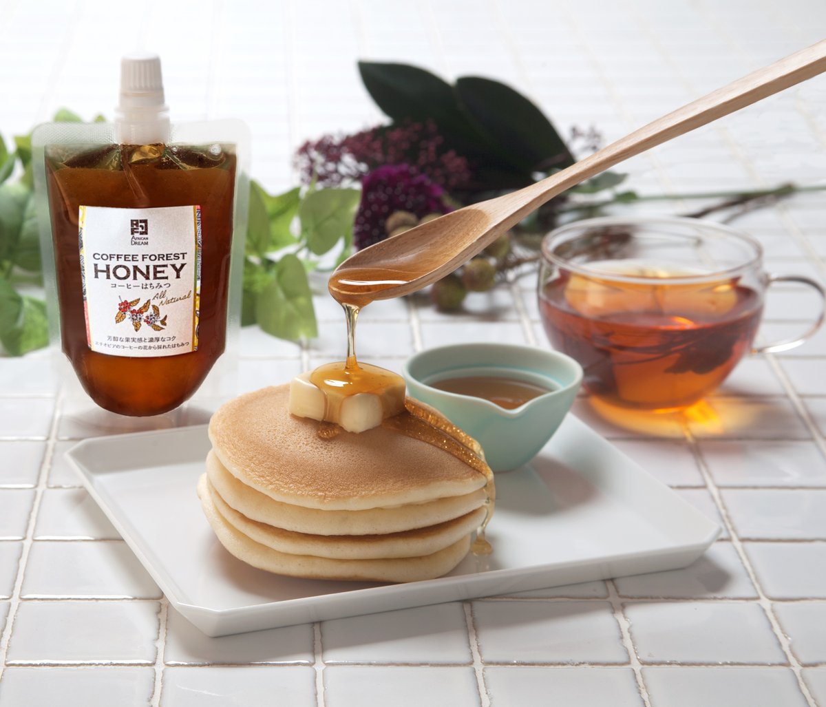コーヒー原生林の花から採れた完熟「生」はちみつ 「COFFEE FOREST