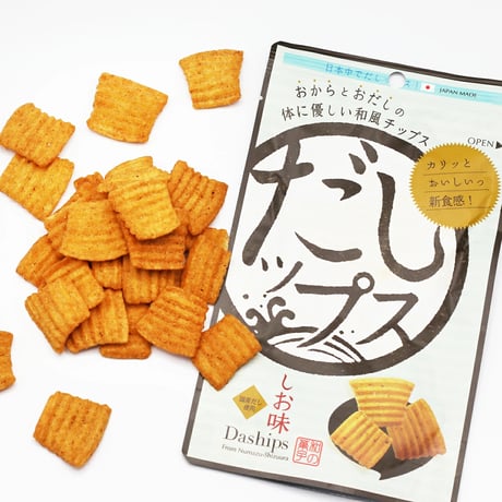 だしップス4種類（しょうゆ味、しお味、マヨ味、わさび風味）（ヤマヘイ‐ミカコーポレーション）