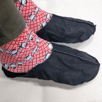ウフ　トラベル＆ルームシューズ　ブラック　Mサイズ（約24㎝）