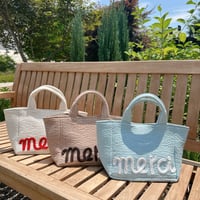 NEW！ すぐ発送♪ 数量限定 Merci 新色 ヌビバッグ