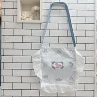 フリルレース ショルダーバッグ