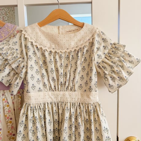 Fiore -double frill dress- ブルーポピー