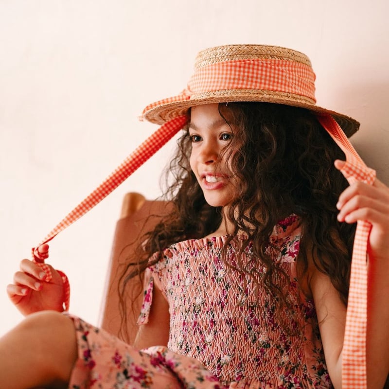 最終値下げ　ボンポワン　ベッツィ　リバティー　スモッキング　ワンピース 12歳 ボンポワン オンラインストア | Bonpoint マルスカ スモッキングドレス