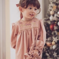 Loulou  長袖ワンピース　　　　　　《Pink》