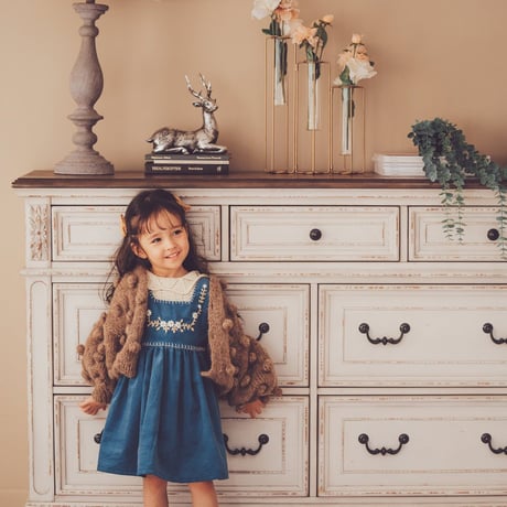 Loulou  スクエアワンピース　　　　《Classic blue》