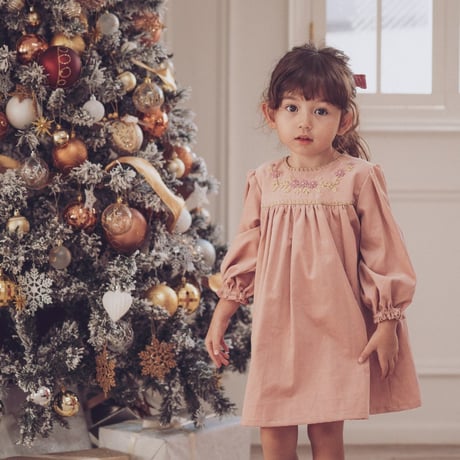 Loulou  長袖ワンピース　　　　　　《Pink》