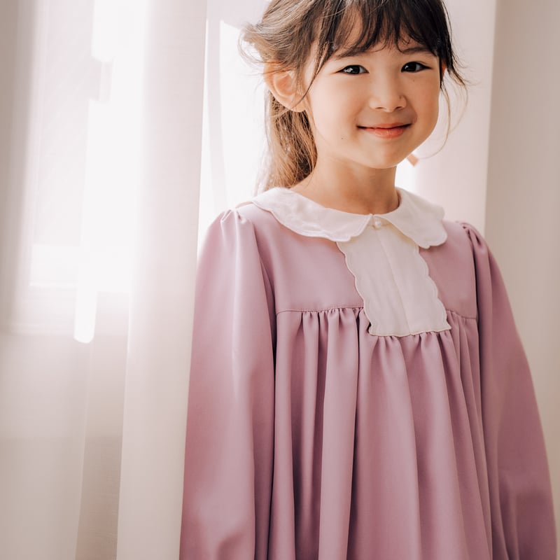 étoile 【ラベンダー】刺繍襟 | atelier-henriette's STORE