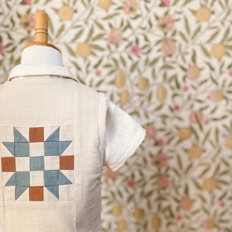 Patchwork quilting vest