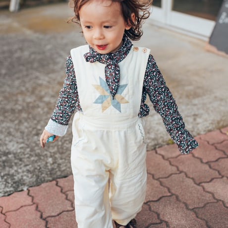 Stella  pants  ［ivory & blue］