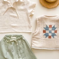 Patchwork quilting vest