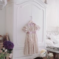 Fiore -double frill dress- ローズガーデン(ラベンダー)