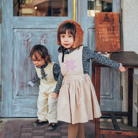 Stella  pants  ［ivory & blue］