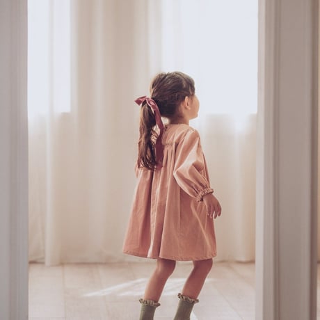 Loulou  長袖ワンピース　　　　　　《Pink》