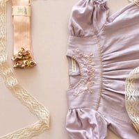 Loulou パフスリーブワンピース【lavender】