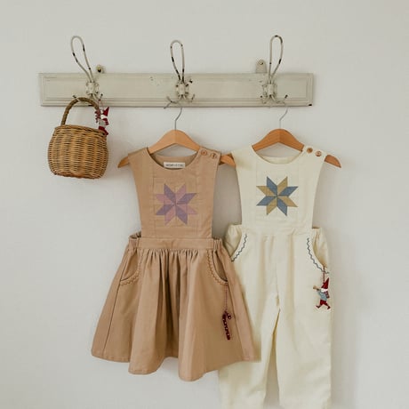 Stella  pants  ［ivory & blue］