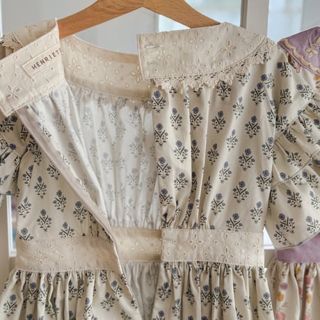 Fiore -double frill dress- ブルーポピー