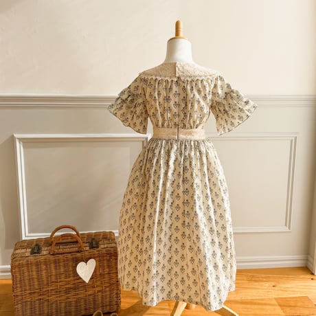 Fiore -double frill dress- ブルーポピー