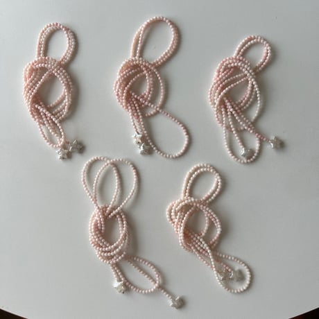 code necklace ( baby pink )