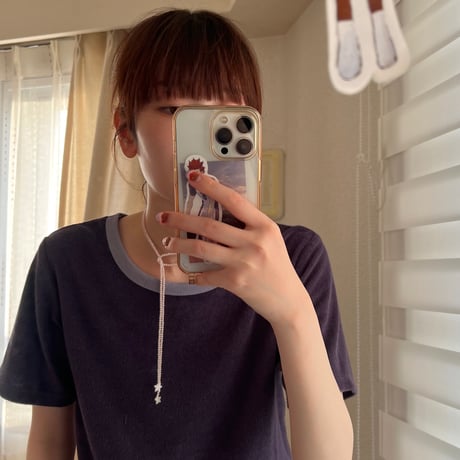 code necklace ( baby pink )