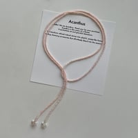 code necklace ( baby pink )