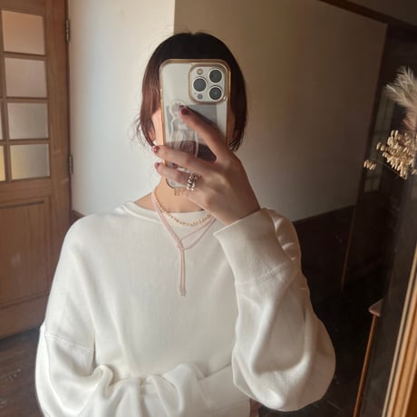 code necklace ( baby pink )