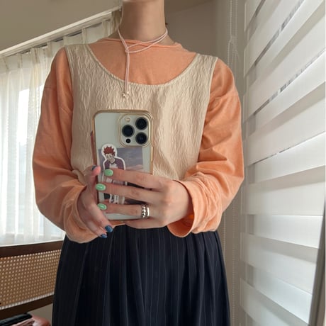 code necklace ( baby pink )