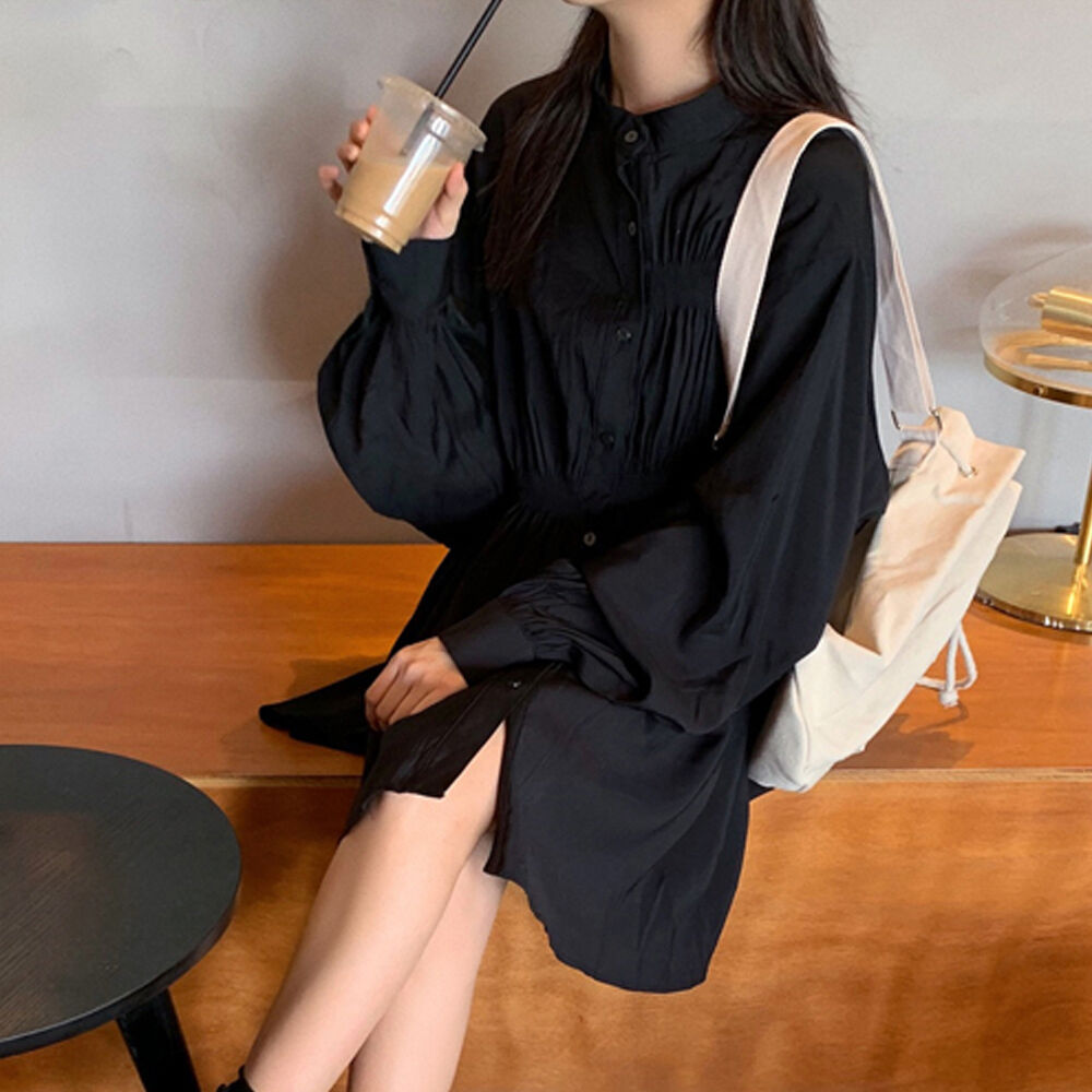 サカイ　シャツワンピース　チュニック　スタッズ　ゴブラン　ブラック　サイズ1 サカイ シャツワンピース チュニック スタッズ ゴブラン ブラック