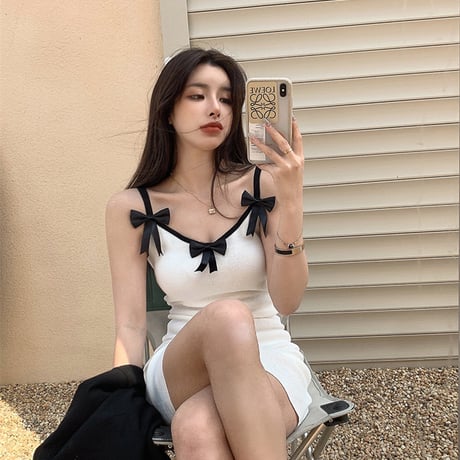 告白を受けます キャミワンピース 大人気 2024夏 セクシー ミニスカート