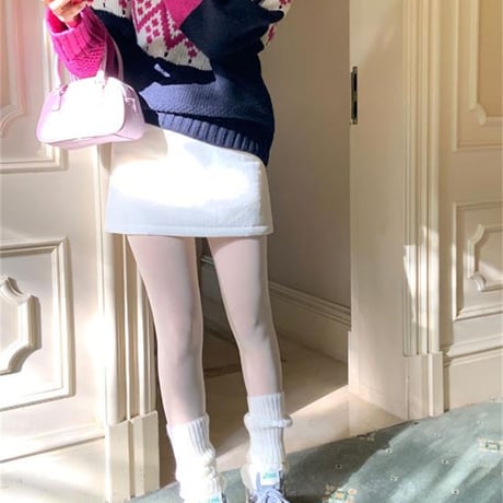 大人の可愛さが詰まった1枚  ニットトップス  可愛い 2024秋冬  快適である セーター トップス 長袖