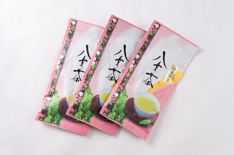八女茶特上煎茶 50袋セット お茶葉 緑茶 国産 特上煎茶 お茶 八女茶 送料無料】 特上煎茶 80g 3本セット 箱入り 【包装紙／のし対応】 奥